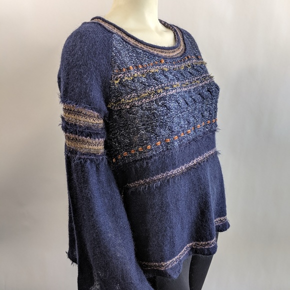 Free People Craft Time Sweater M - Picture 2 of 8